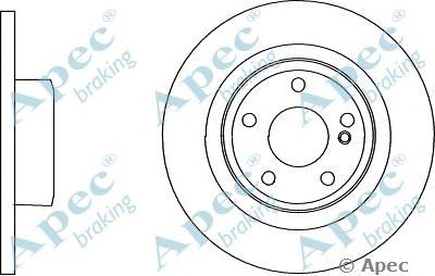 APEC BRAKING dsk3097 -  Тормозной диск